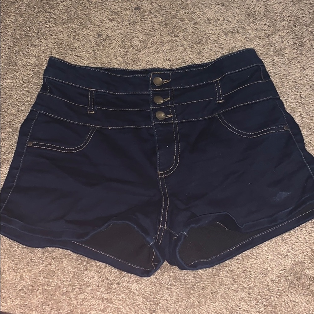 High rise Jean shorts